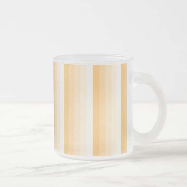 Tasse Givré Bandes d'ombre jaune (Droit)