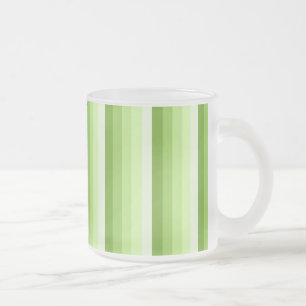 Tasse Givré Bandes d'ombre vert citron