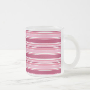 Tasse Givré Bandes roses