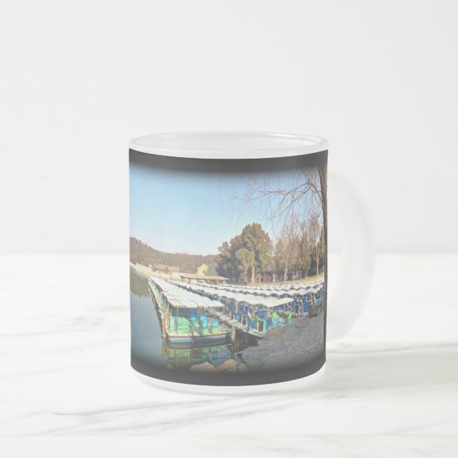 Tasse Givré Bateaux du Palais d'été (Devant droit)