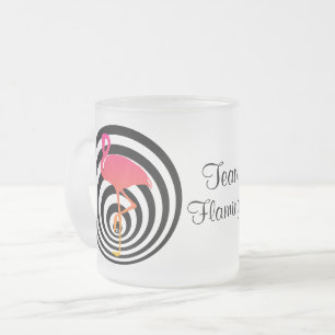 Tasse Givré Beau flamant en cercles