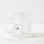 Tasse Givré Bécher de laboratoire scientifique Musique personn<br><div class="desc">Pour l'amateur de science dans votre vie. Cette tasse de 10 oz est faite pour ressembler à un morceau de verrerie de laboratoire, avec graduations pour un bécher de 250 ml de taille comparable. Vous pouvez même le personnaliser avec vos initiales ou votre nom, comme vous le feriez dans un...</div>