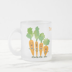 Tasse Givré Belle illustration du quatuor de carottes à carott
