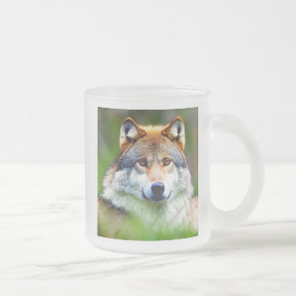 Tasse Givré Belle tête de loup Peinture