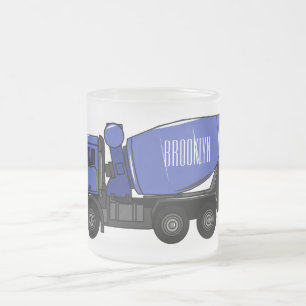 Tasse Givré Béton mélange camion de transport caricature