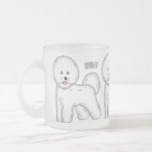 Tasse Givré Bichon frise dog dessin animé