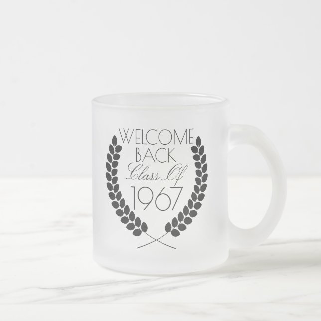 Tasse Givré Bienvenue Classe de retour (Droit)