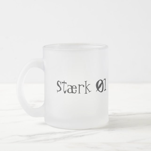 Tasse Givré Bière forte (Gauche)