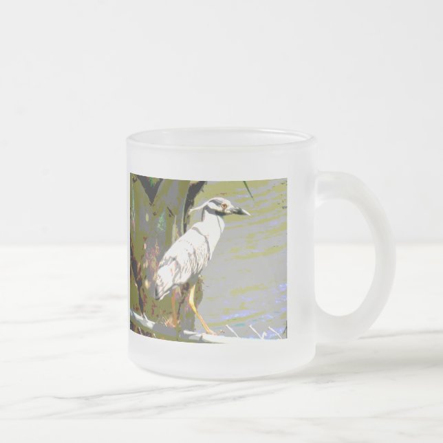 Tasse Givré Bihoreau à couronne jaune (Droit)