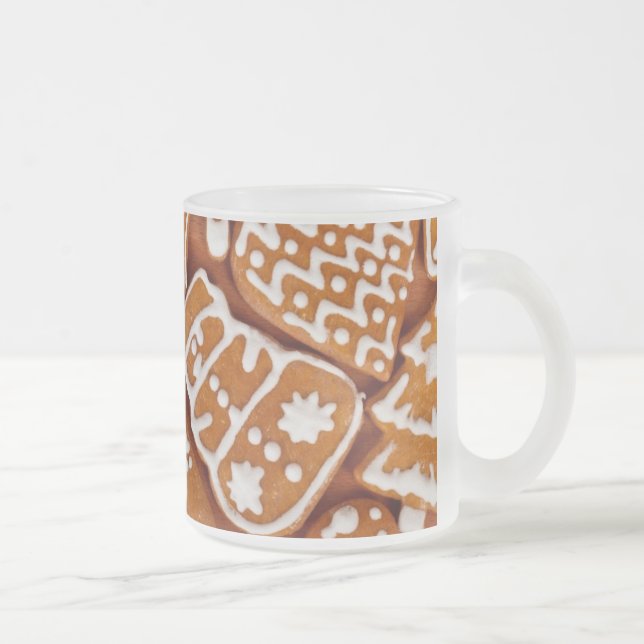 Tasse Givré Biscuits en pain d'épices de Noël (Droit)