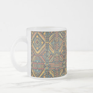 Tasse Givré Bleu éthérée "Centuries-Old Geometry Elegance" F