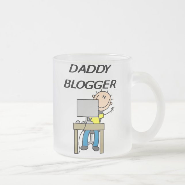 Tasse Givré Blogger de papa (Droit)