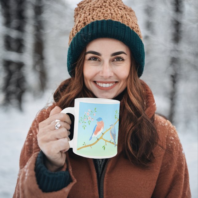 Tasse Givré Bluebirds (Créateur téléchargé)