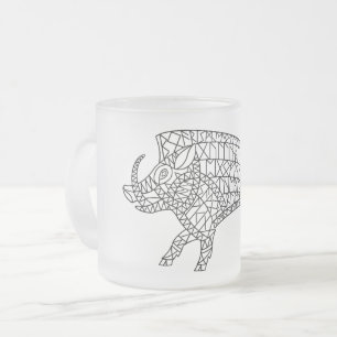 Tasse Givré Boar sauvage avec Runes