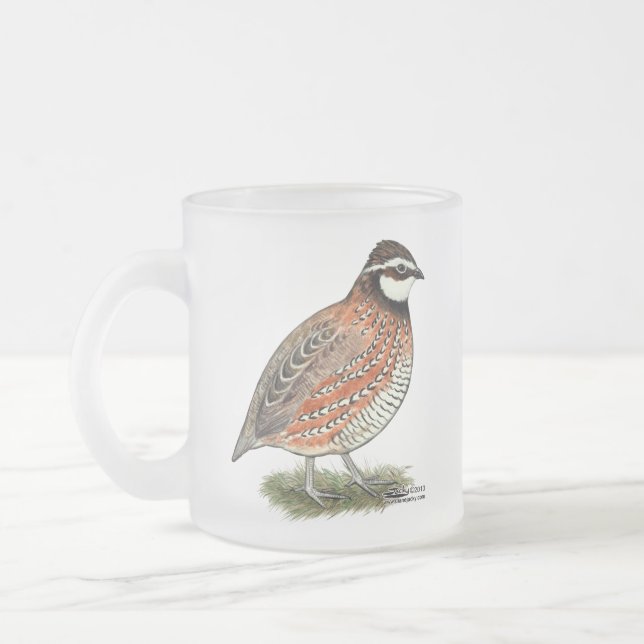 Tasse Givré Bobwhite Quail Rooster (Gauche)