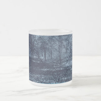 Tasse Givré bois de lune bleue