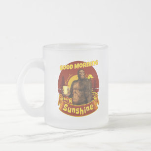 Tasse Givré Bonjour Soleil Bigfoot Café Humour Art