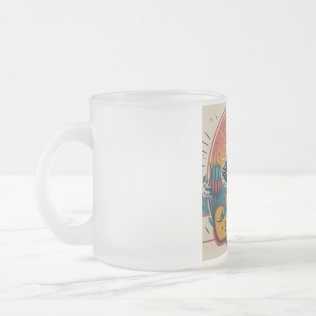 Tasse Givré Bonne conception d'anniversaire (Gauche)