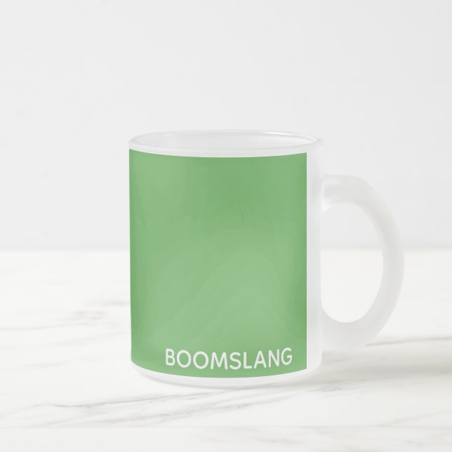 Tasse Givré Boomslang green color (Droit)