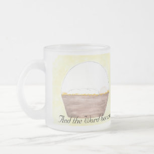 Tasse Givré Boue d'aquarelle de la Nativité