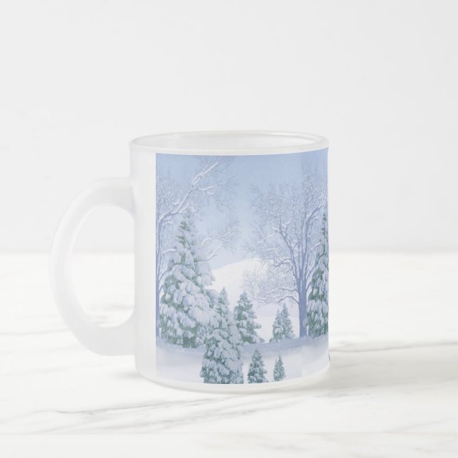 Tasse Givré Boue De Bière Froide Chaîne Froide Un Jour Chaud (Gauche)