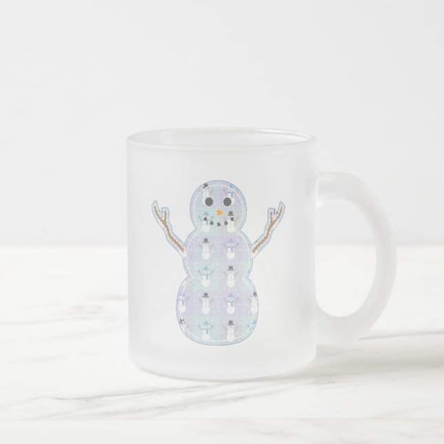 Tasse Givré Boue de courtepointe d'hiver (Droit)