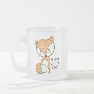 Tasse Givré Brave petit renard, dessin mignon renard