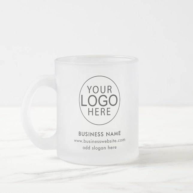 Tasse Givré Business Logo Corporate Promotional Swag Custom (Gauche)