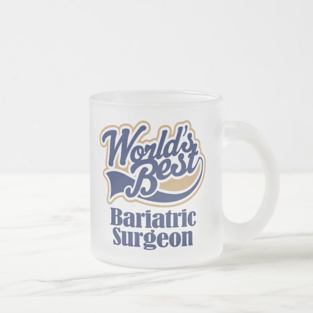 Tasse Givré Cadeau de chirurgien de bariatrique (Droit)