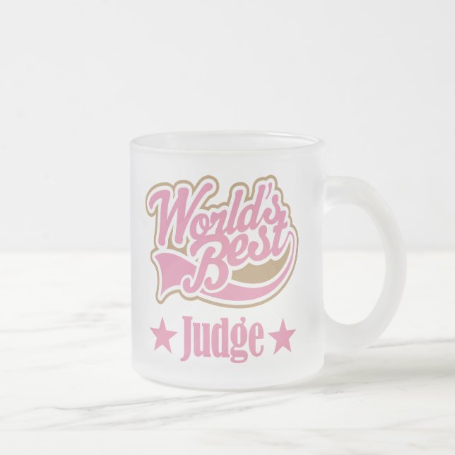 Tasse Givré Cadeau de juge (mondes meilleurs) (Droit)