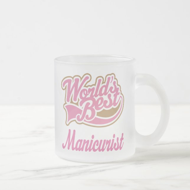 Tasse Givré Cadeau de manucure (mondes meilleurs) (Droit)