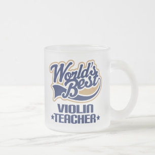 Tasse Givré Cadeau de professeur de violon