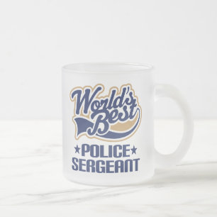 Tasse Givré Cadeau de sergent de police