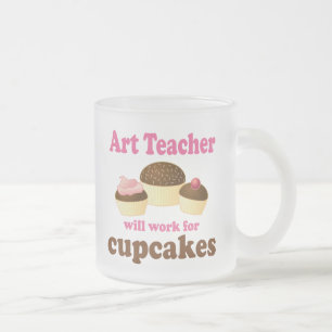 Tasse Givré Cadeau (drôle) de professeur d'art