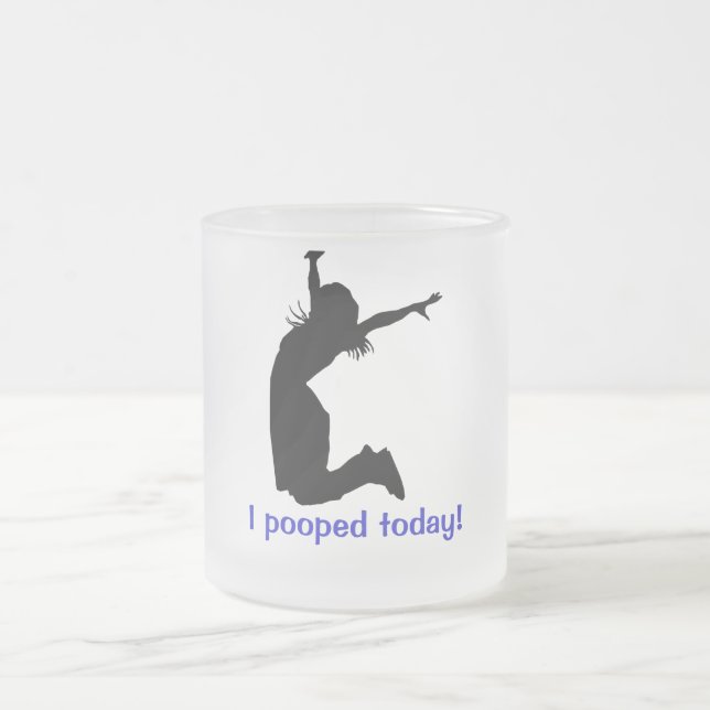 Tasse Givré Cadeau I POOPED de bâillon de Noël d'objet (Centre)