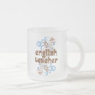 Tasse Givré Cadeau mignon de professeur d'Anglais