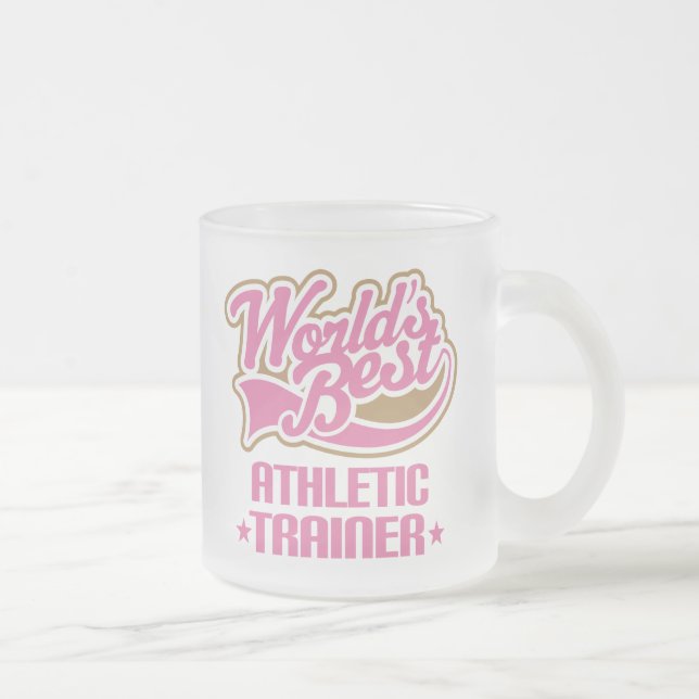 Tasse Givré Cadeau sportif mignon d'entraîneur (Droit)
