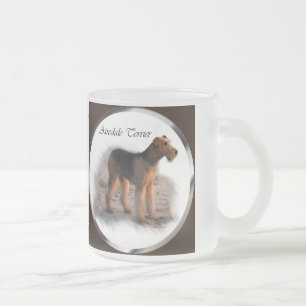 Tasse Givré Cadeaux d'art de Terrier Airedale