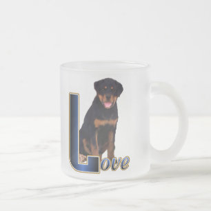 Tasse Givré Cadeaux d'art Rottweiler