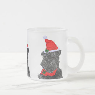 Tasse Givré Cadeaux de Noël d'Affenpinscher