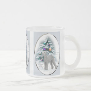 Tasse Givré Cadeaux de Noël de Bedlington Terrier