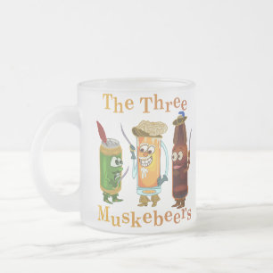Tasse Givré Calembour drôle de bière de trois Muskebeers