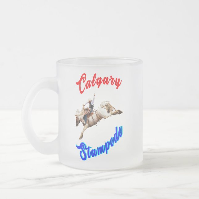Tasse Givré Calgary Canada Chevaux Juillet Riders Calgary Stam (Gauche)