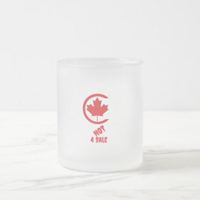 Tasse Givré Canada Pas à vendre (Centre)