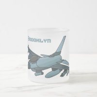 Caricature d'avion de chasse militaire