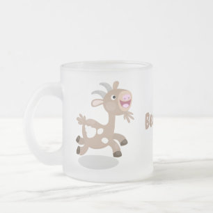 Tasse Givré Caricature de chèvre billy joyeux
