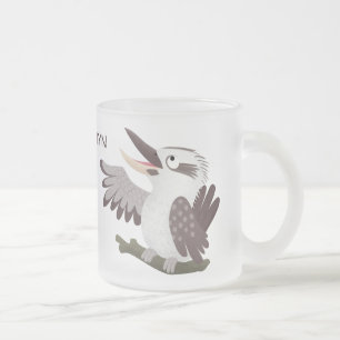 Tasse Givré Caricature de kookaburra drôle et drôle