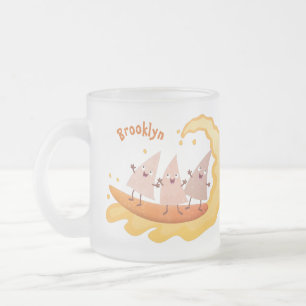 Tasse Givré Caricature de surf pour chips de maïs mignonette n