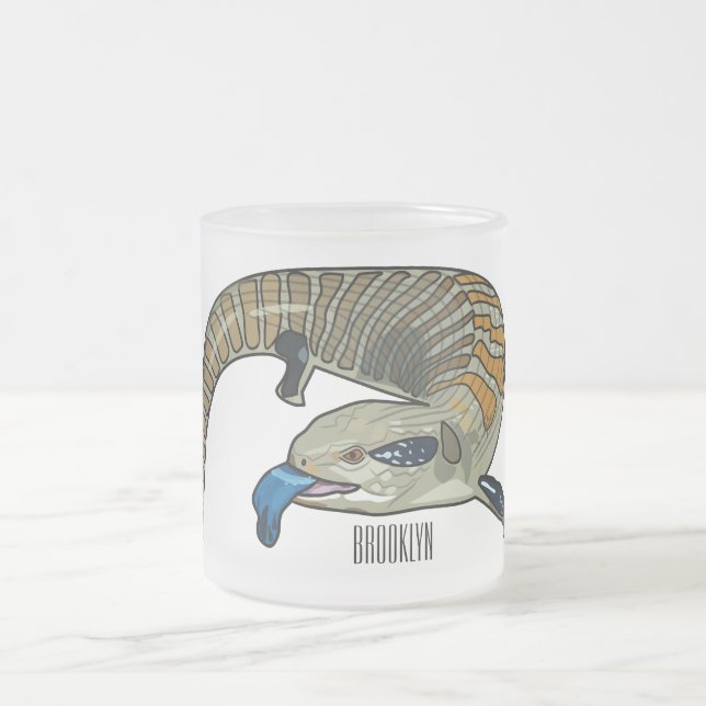 Tasse Givré Caricature en bleu (Centre)