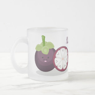 Tasse Givré Caricature mignonne mauve mangouste